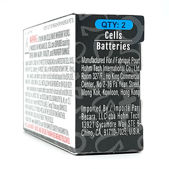 Hohm Work 18650 Battery 2547mAh