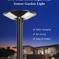 1200W Solar UFO Motion Sensor All in one Solar Garden Street Light With Remote Control