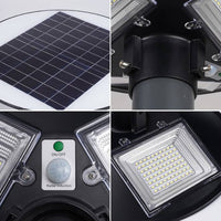 1200W Solar UFO Motion Sensor All in one Solar Garden Street Light With Remote Control