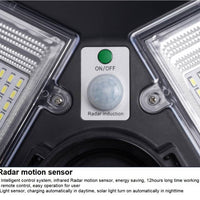 1200W Solar UFO Motion Sensor All in one Solar Garden Street Light With Remote Control