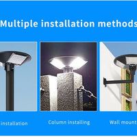 1200W Solar UFO Motion Sensor All in one Solar Garden Street Light With Remote Control