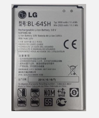 New OEM Original Battery LG BL-64SH 3000mAh for Volt LS740 Boost Mobile Virgin