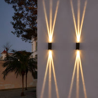 LED Waterproof Outdoor 3 Beams Wall Light