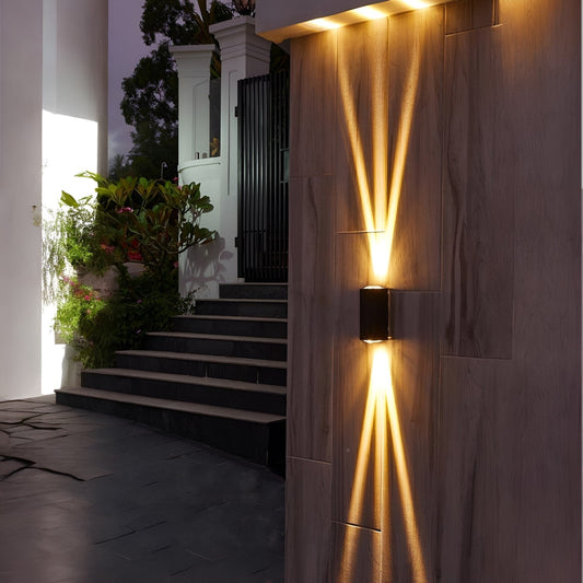 LED Waterproof Outdoor 3 Beams Wall Light