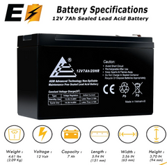 SLA f1 12v 7ah Battery  