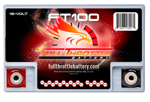 Fullriver FT100 BTX9-BS Battery Full Throttle Series AGM Battery