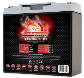 Fullriver FT230D BT19BL-BS Full Throttle AGM Battery