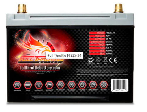 FT825-34 Battery