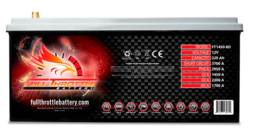 Fullriver FT1450-8D Group Size 8D Full Throttle Battery