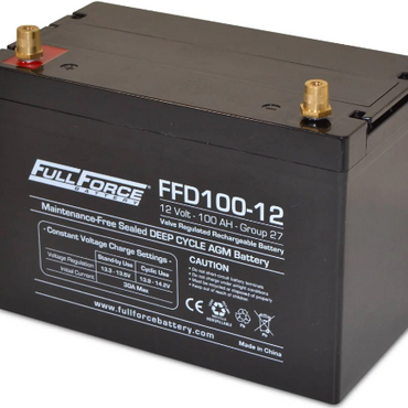 Fullriver FFD100-12 Group Size 27 Full Force Battery