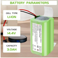 Eufy RoboVac Replacement Battery 14.4v 11S, 11S Plus, 11S MAX, 12, 15C, 15C MAX, 30, 30C MAX, Ecovacs Deebot N79S, DN622, G10 Hybrid,Vacuum