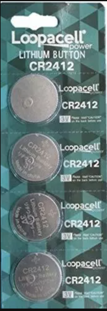 CR2412 CR 2412 Lithium 3V 4 Batteries