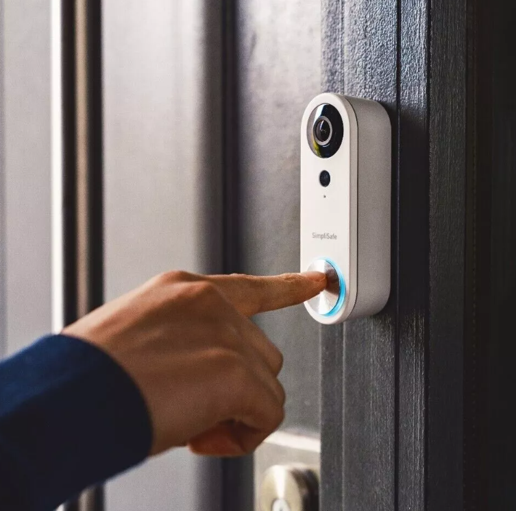 SimpliSafe 13 Piece Wireless Home Security System With Indoor Camera & Doorbell