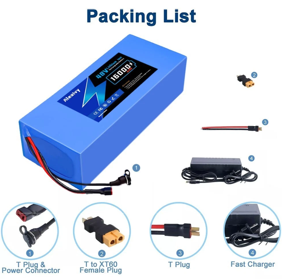 Ebike & Scooter Battery 48v 16ah