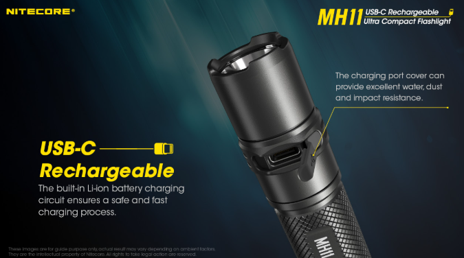 Nitecore MH11 USB-C Rechargeable Flashlight