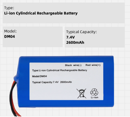 Rechargeable Battery Li Ion Batteries with XH2.54-2P Connec NEW