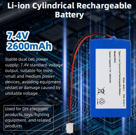Rechargeable Battery Li Ion Batteries with XH2.54-2P Connec NEW