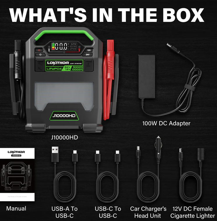 Lokithor J10000HD Jump Starter