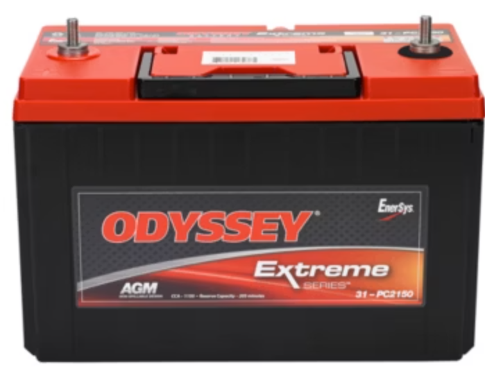 Odyssey PC2150-ODX-AGM31 Battery 31 Group Size  12v 1150CCA