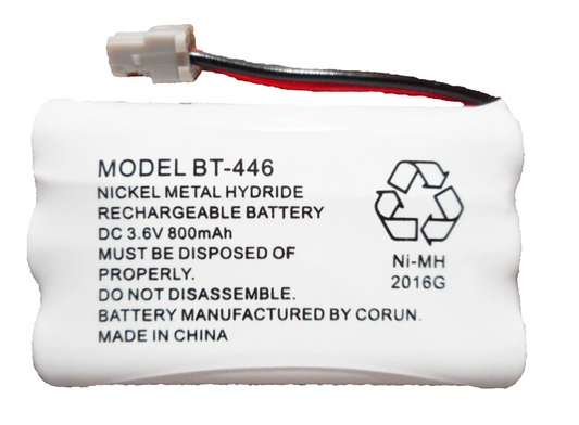 BT-446 / BT-1004 / BT-1005 Rechargeable Cordless Phone Battery –  Compatible with GE, Uniden Models