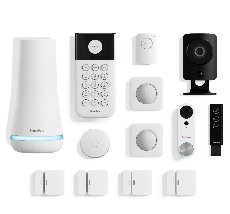 Wireless Home Security System With Indoor Camera & Doorbell