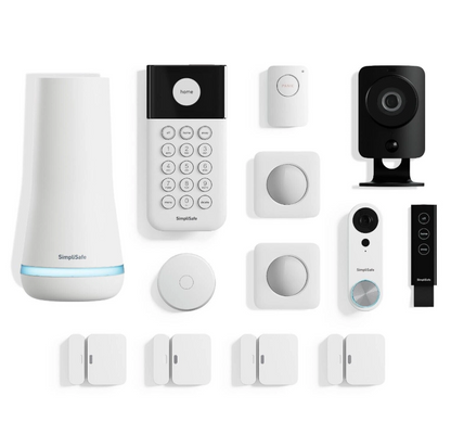 Wireless Home Security System With Indoor Camera & Doorbell