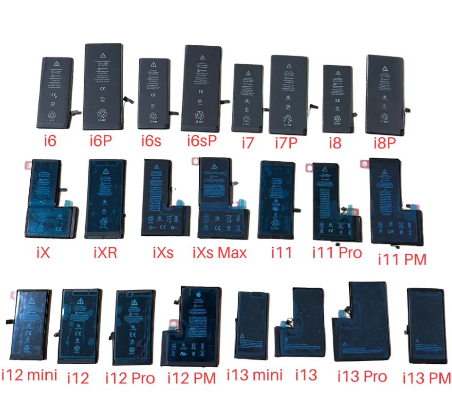 iPhone Replacement Battery 6 6S 7 Plus 8 X XS Max XR 11 12 13 Pro MAX