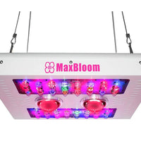 MaxBloom  Dimmable COB LED Grow Light 12-Band Full Spectrum Plant Growing Lamps with Veg/Bloom Dimmer, UV&IR