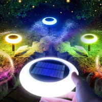 Colorize Solar Lights Color Change Waterproof Ring Lights In-Ground 6 Pack