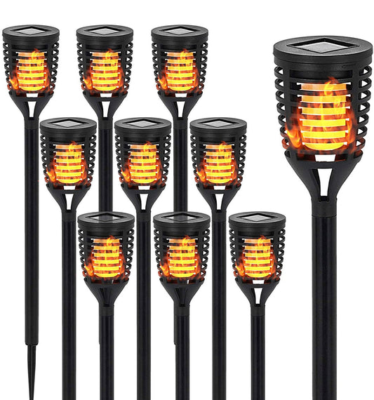 Outdoor Mini Solar Torch Light with Dancing Flickering Flame