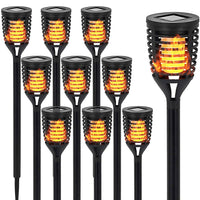 Outdoor Mini Solar Torch Light with Dancing Flickering Flame