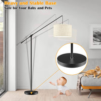 TubUSA- Arc Floor Lamp Hang - Large - with LED Bulb