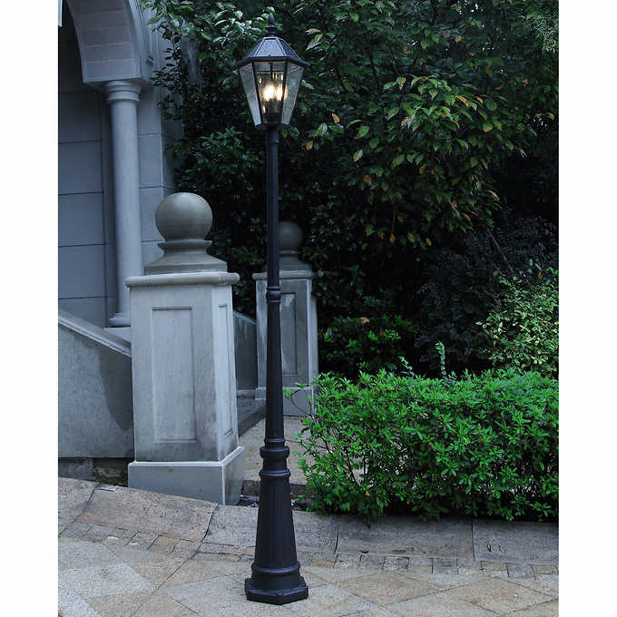 SmartYard Outdoor Solar LED Lamp Post 300 Lumen