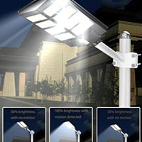 Large Solar Street Lights 800W Dusk to Dawn Outdoor Lamp Motion Sensor, 75000LM Super Bright Light for Street with Remote Control