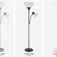 Torchiere Floor Lamp – High Brightness Torchiere Floor Lamp with 2 Reading Lights  Lamps with Efficient LED