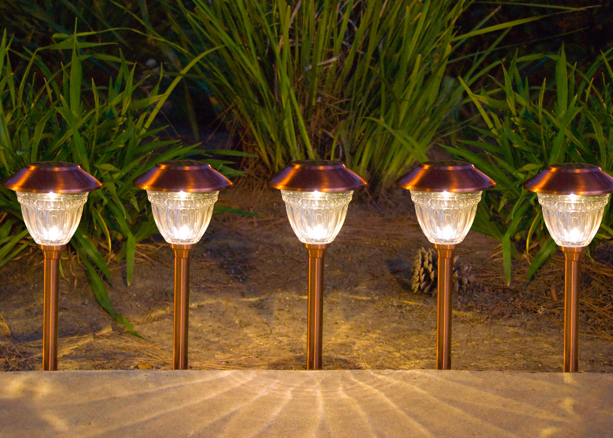 Energizer Solar Pathway LED Lights Outdoor ( Copper ) 10 Pack