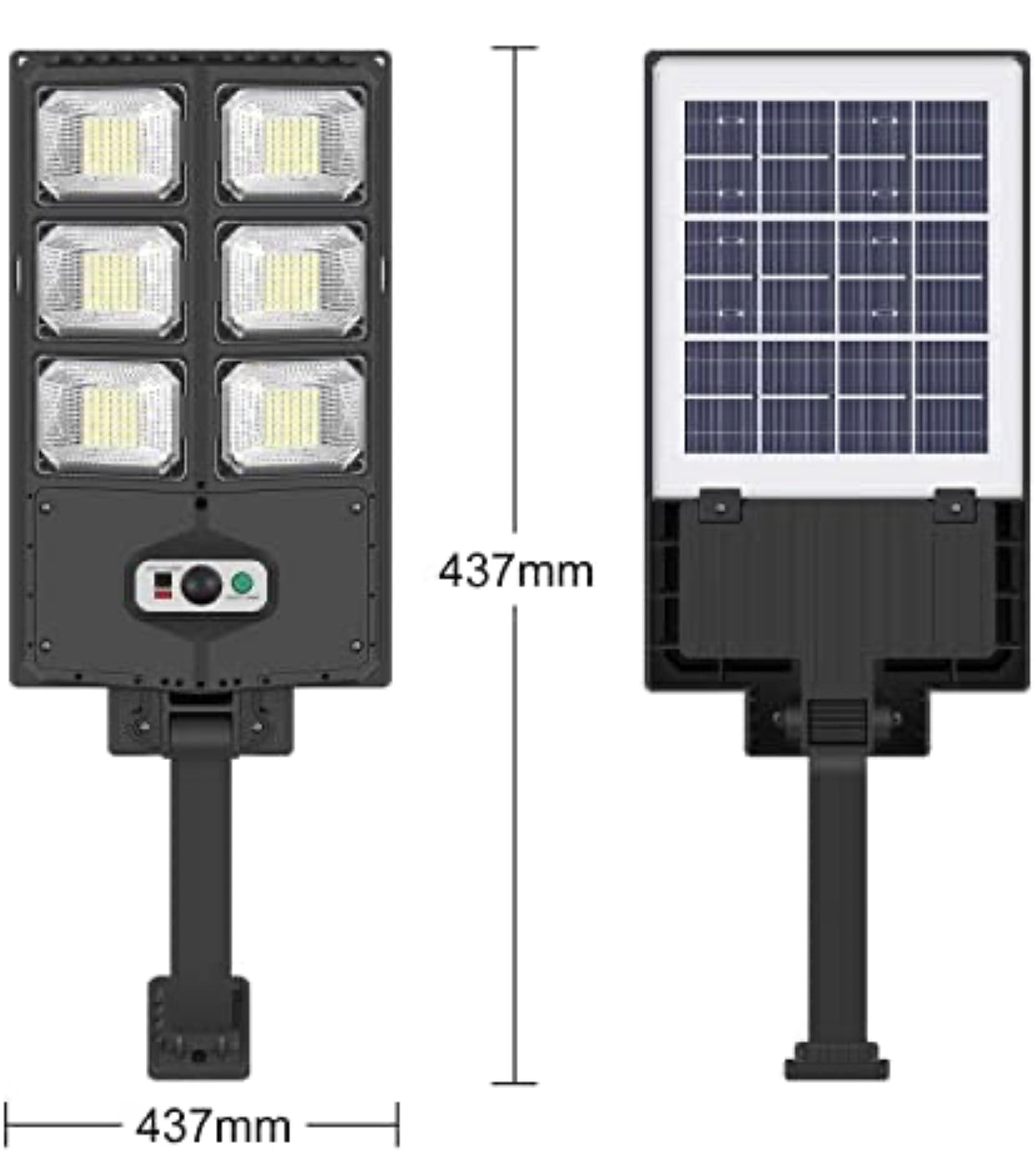 SmartYard 150W Solar Lights Outdoor, 3 Modes Led Solar Wall Light Motion Sensor with Remote Control, 8000LM