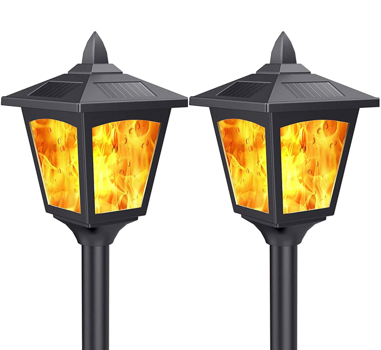 SmartYard Solar Garden Lights - Torches Outdoor Patio Decor Lighting 43