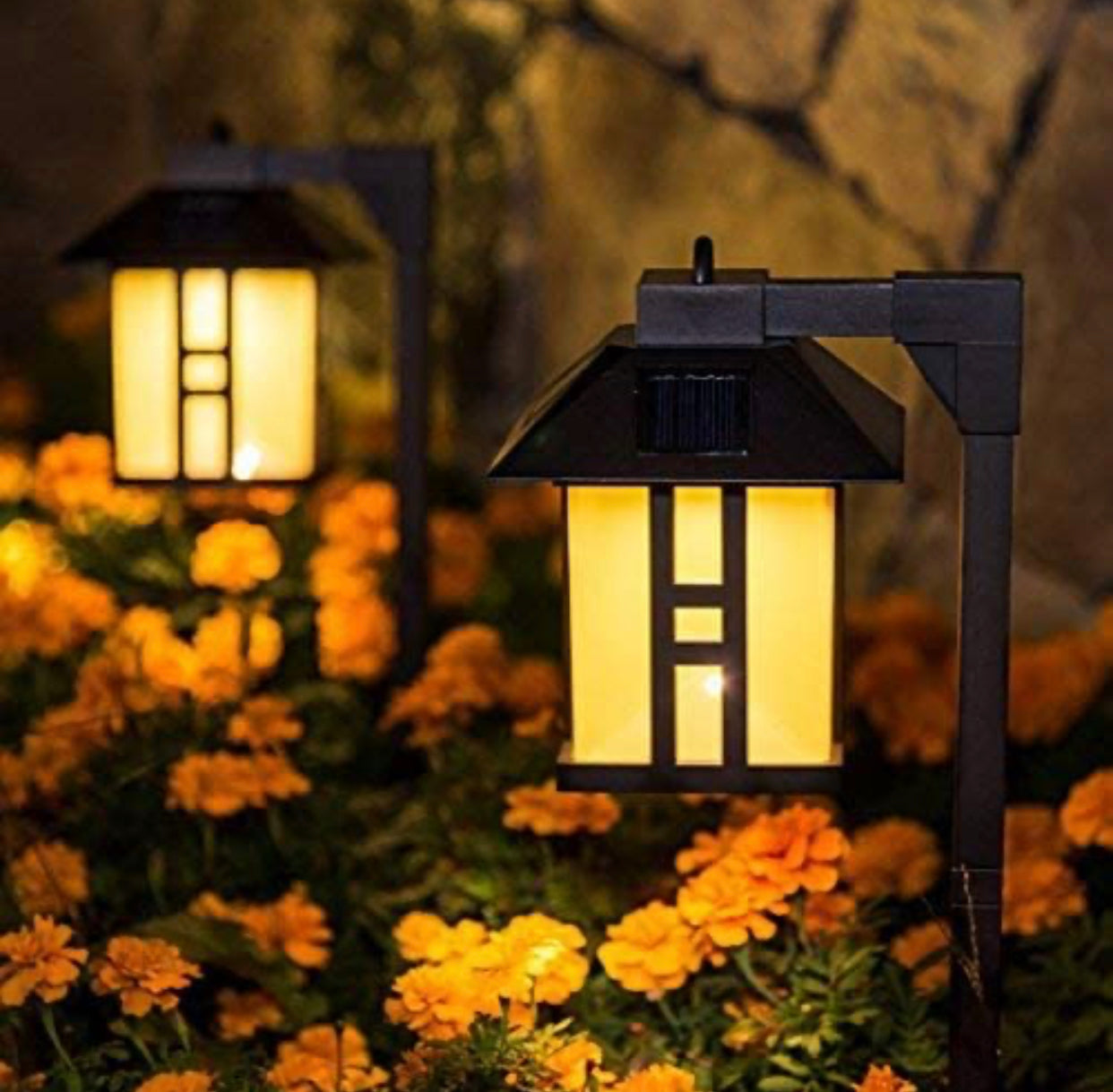 SmartYard Solar Powered Path Lights, Solar Garden Lights Outdoor, Landscape Lighting (4 Pack)