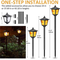 SmartYard Solar Garden Lights - Torches Outdoor Patio Decor Lighting 43