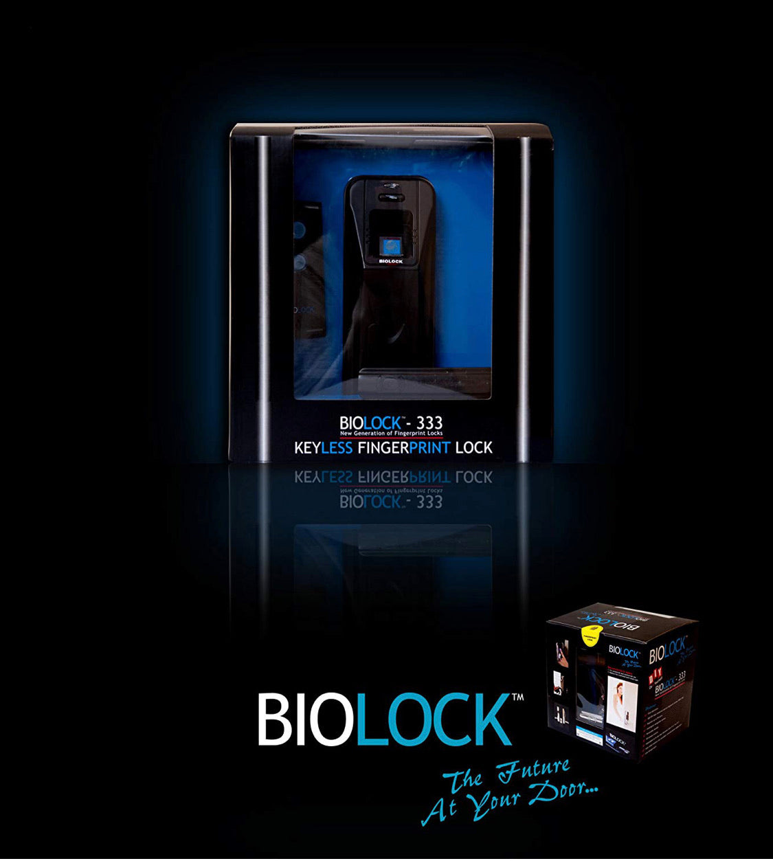 BIOLOCK 333 Biometric Fingerprint Entry Lever Door Lock