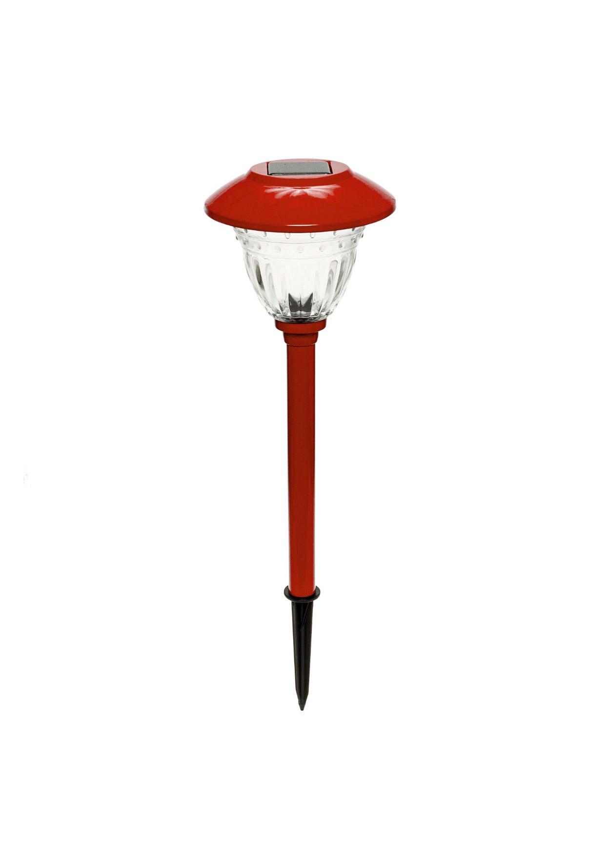 NEW LED Energizer 8 Pack Color On Demand Solar Pathway Lights Outdoor-Stainless Steel ( Red )