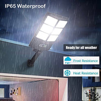 SmartYard 150W Solar Lights Outdoor, 3 Modes Led Solar Wall Light Motion Sensor with Remote Control, 8000LM