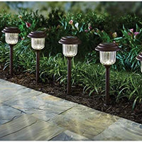 Member's Mark Solar LED Pathway Lights, Oil-Rubbed Bronze  (6 Pack)