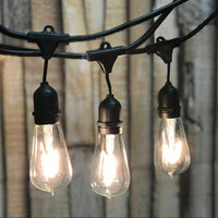 Pro Vintage Edition Outdoor Heavy Quality Commercial String Lights 48 Feet -Heavy Duty