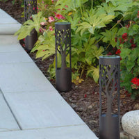 SmartYard 10-Lumen Solar Bollard Light with Tree Design LED 2-Pack