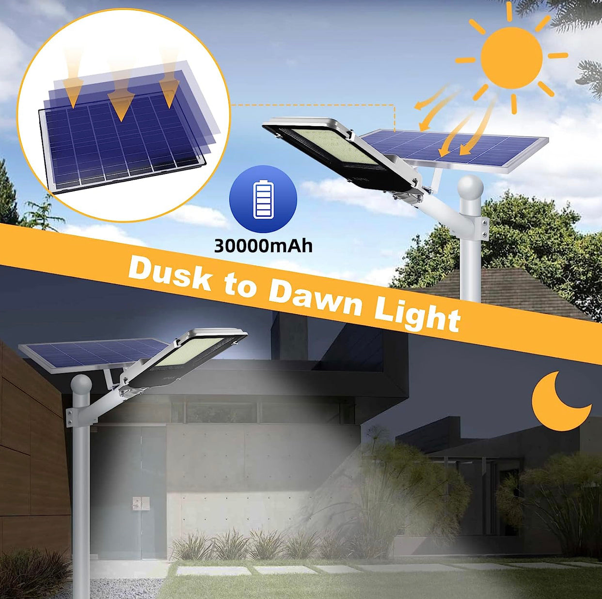 Outdoor Solar Street Light Outdoor Street Lights Solar Poweredwith Remote Control