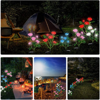 Solar LED Rose Flower Light (2 Pack)