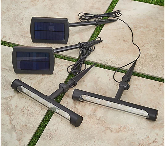 Energizer Set of 2 65 Lumen Solar Light Bar w/ Remote Panel