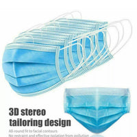 FDA Approved Protective Face Mask 3-Layers 50/100/200pcs